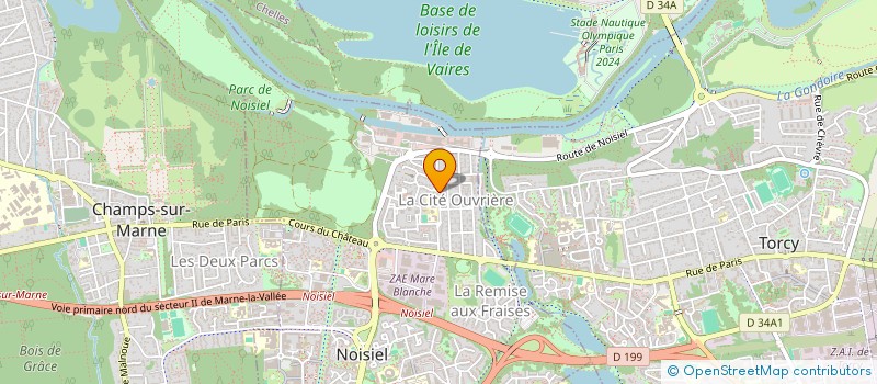 localisation de l'entreprise PHARMACIE DE LA GARE à NOISIEL