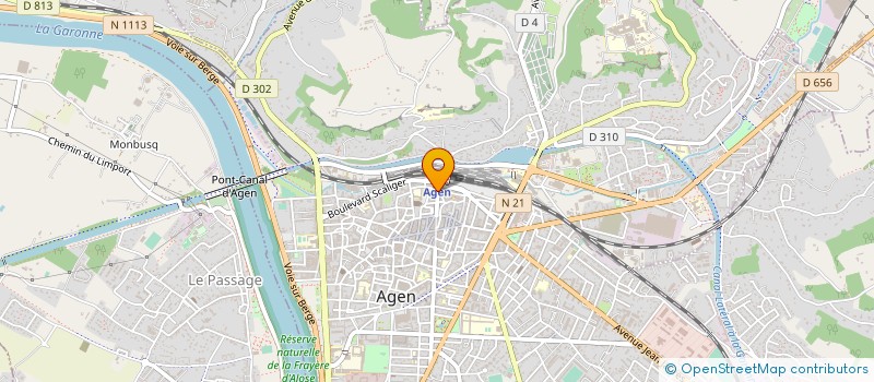 localisation de l'entreprise PHARMACIE DE LA GARE à AGEN