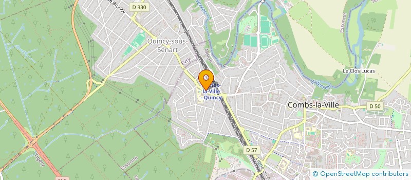 localisation de l'entreprise PHARMACIE DE LA GARE  COMBS-LA-VILLE