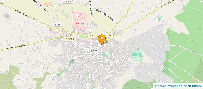 localisation de l'entreprise PHARMACIE DE LA GARE à TRETS
