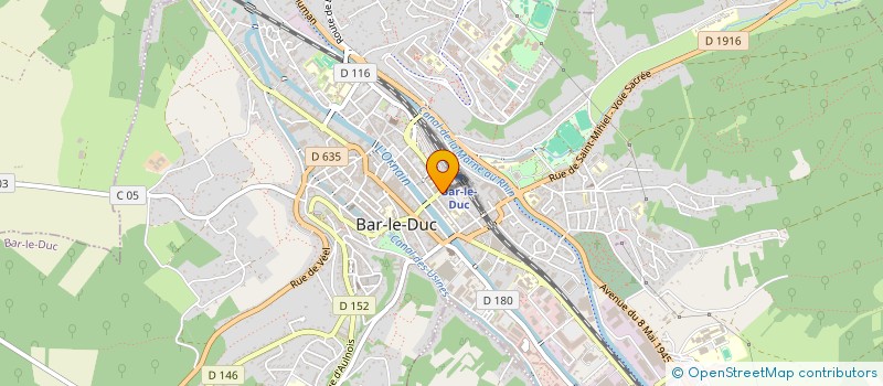 localisation de l'entreprise PHARMACIE DE LA GARE à BAR-LE-DUC