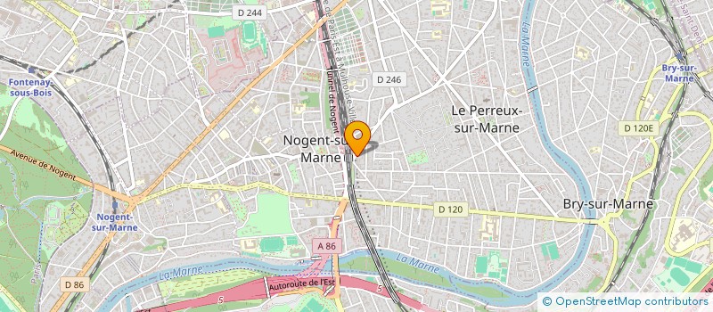 localisation de l'entreprise PHARMACIE DE LA GARE NOGENT LE PERREUX  LE PERREUX-SUR-MARNE