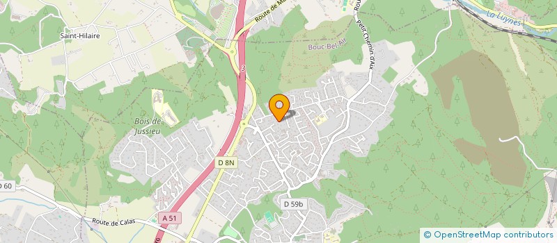 localisation de l'entreprise PHARMACIE DE LA GRATIANNE  BOUC-BEL-AIR