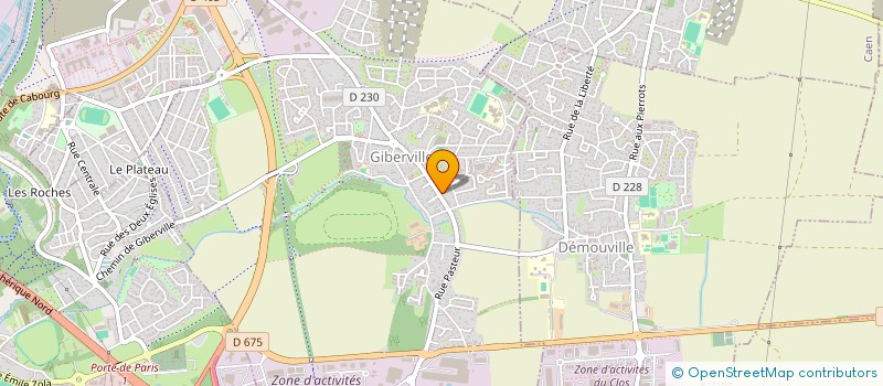 localisation de l'entreprise PHARMACIE DE LA GRONDE  GIBERVILLE