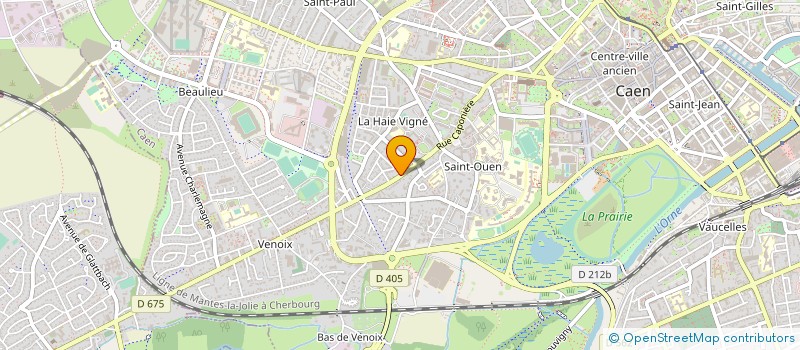 localisation de l'entreprise PHARMACIE DE LA HAIE VIGNE à CAEN