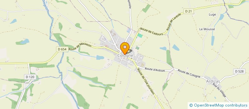 localisation de l'entreprise PHARMACIE DE LA HALLE  COLOGNE