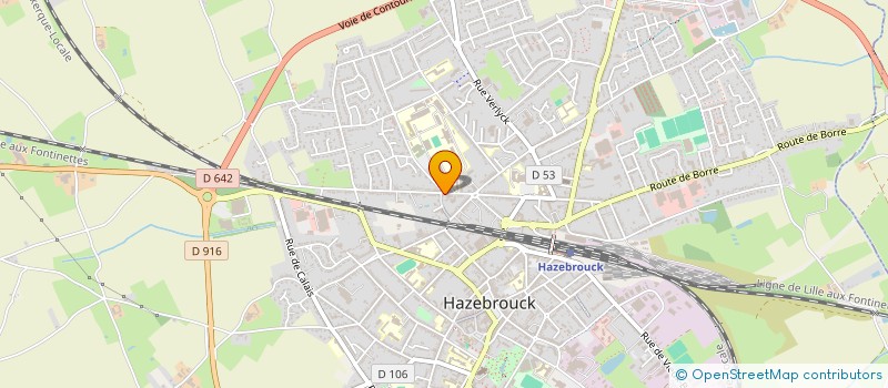 localisation de l'entreprise PHARMACIE DE LA HAUTE LOGE à HAZEBROUCK