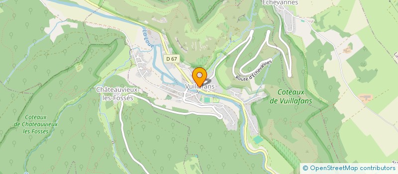 localisation de l'entreprise PHARMACIE DE LA HAUTE LOUE  VUILLAFANS