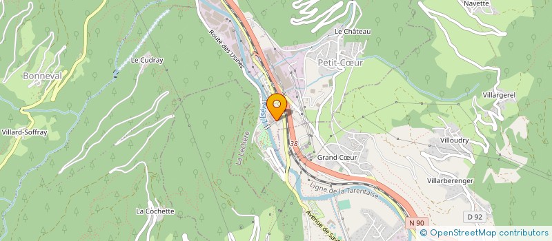 localisation de l'entreprise PHARMACIE DE LA LECHERE à LA LECHERE