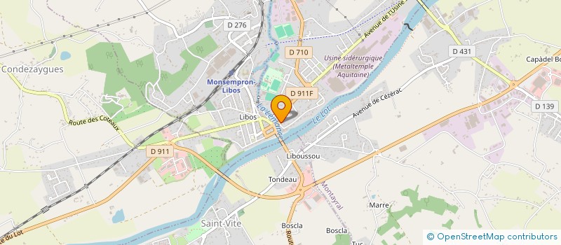 localisation de l'entreprise PHARMACIE DE LA LEMANCE  FUMEL