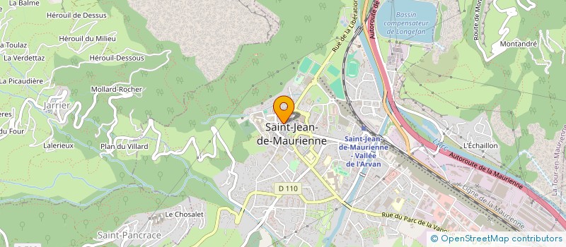 localisation de l'entreprise PHARMACIE DE LA LIBERATION  SAINT-JEAN-DE-MAURIENNE