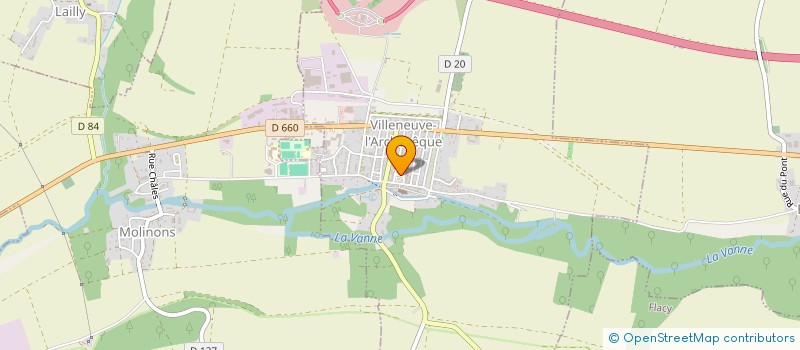 localisation de l'entreprise PHARMACIE DE LA LIBERTE  VILLENEUVE-L'ARCHEVEQUE