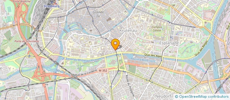 localisation de l'entreprise PHARMACIE DE LA LICORNE à STRASBOURG