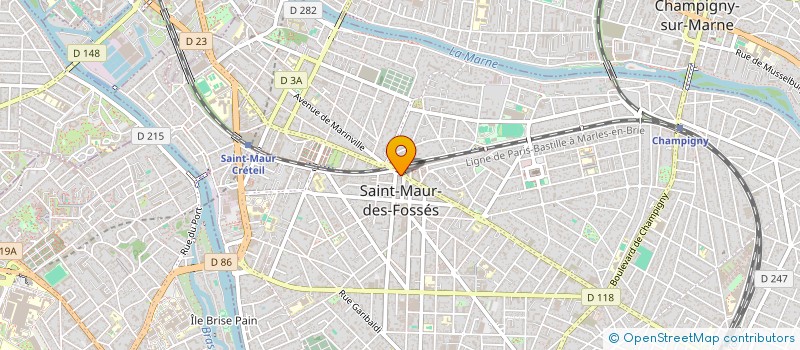 localisation de l'entreprise PHARMACIE DE LA LOUVIERE à SAINT-MAUR-DES-FOSSES