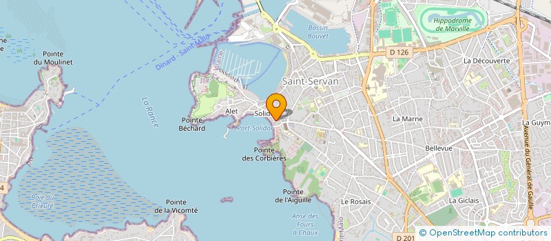 localisation de l'entreprise PHARMACIE DE LA MADELEINE  SAINT-MALO