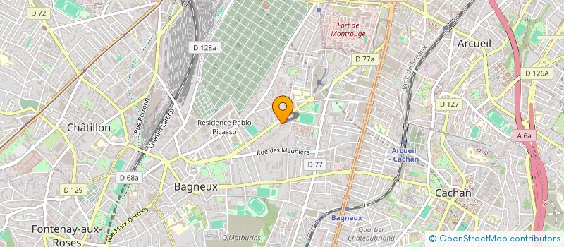 localisation de l'entreprise PHARMACIE DE LA MADELEINE à BAGNEUX