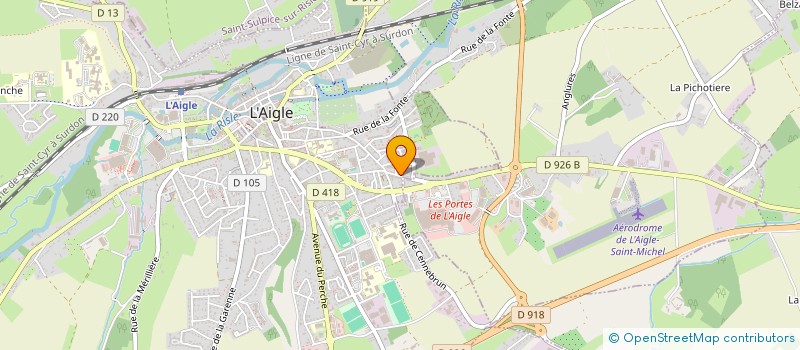 localisation de l'entreprise PHARMACIE DE LA MADELEINE à SAINT-SULPICE-SUR-RISLE