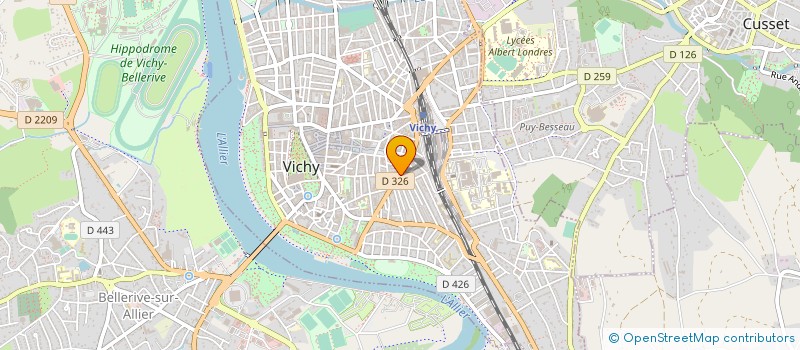 localisation de l'entreprise PHARMACIE DE LA MAIRIE à VICHY