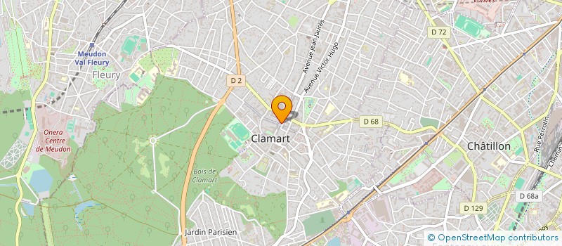localisation de l'entreprise PHARMACIE DE LA MAIRIE à CLAMART