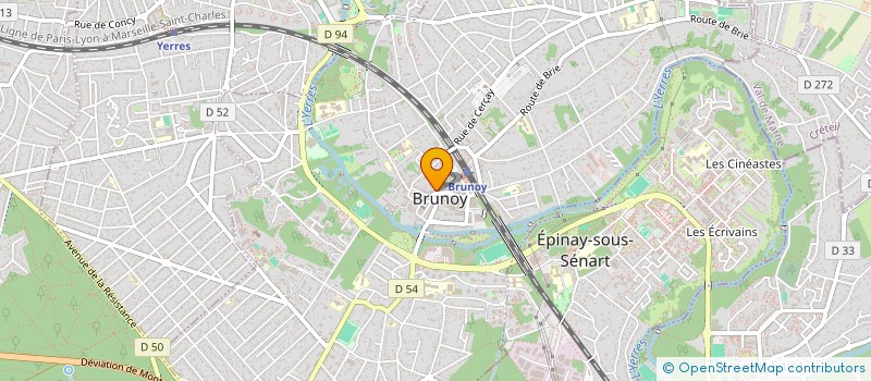 localisation de l'entreprise PHARMACIE DE LA MAIRIE à BRUNOY