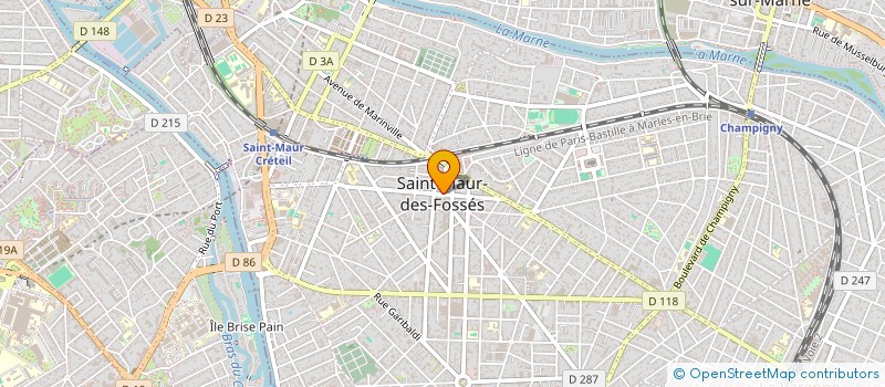 localisation de l'entreprise PHARMACIE DE LA MAIRIE à SAINT-MAUR-DES-FOSSES