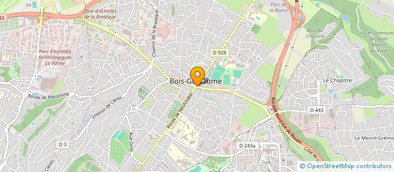 localisation de l'entreprise PHARMACIE DE LA MAIRIE à BOIS-GUILLAUME