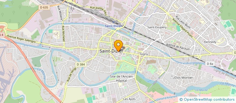 localisation de l'entreprise PHARMACIE DE LA MAIRIE à SAINT-DIZIER