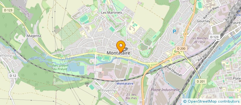 localisation de l'entreprise PHARMACIE DE LA MAIRIE  MONTATAIRE