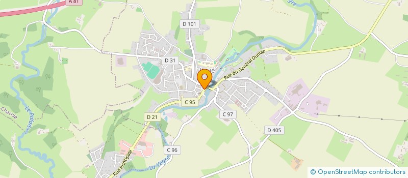 localisation de l'entreprise PHARMACIE DE LA MAIRIE  LOUE