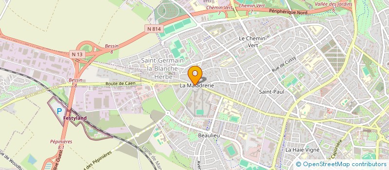 localisation de l'entreprise PHARMACIE DE LA MALADRERIE à CAEN