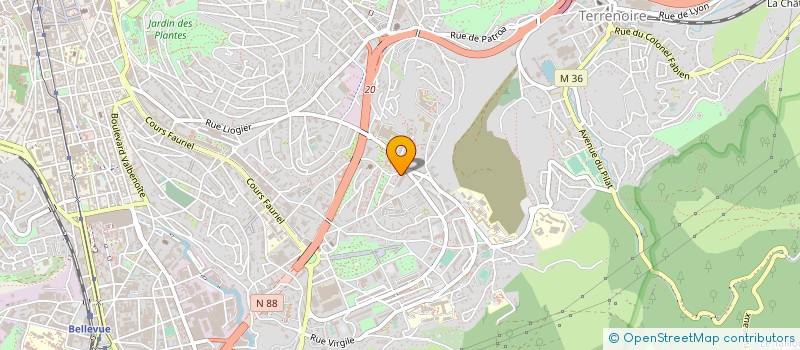 localisation de l'entreprise PHARMACIE DE LA MARANDINIERE  SAINT-ETIENNE