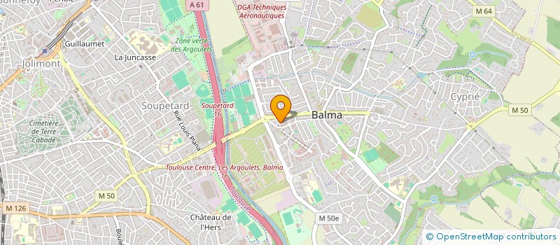 localisation de l'entreprise PHARMACIE DE LA MARQUEILLE  BALMA