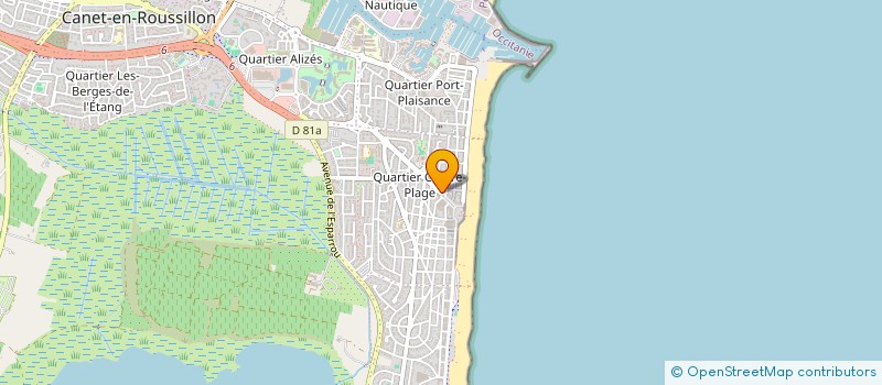 localisation de l'entreprise PHARMACIE DE LA MEDITERRANEE à CANET-EN-ROUSSILLON