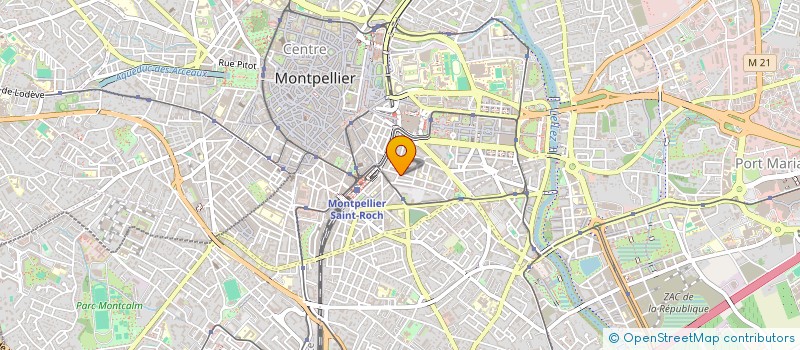 localisation de l'entreprise PHARMACIE DE LA MEDITERRANEE à MONTPELLIER