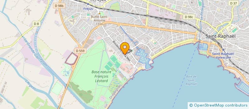 localisation de l'entreprise PHARMACIE DE LA MER à FREJUS