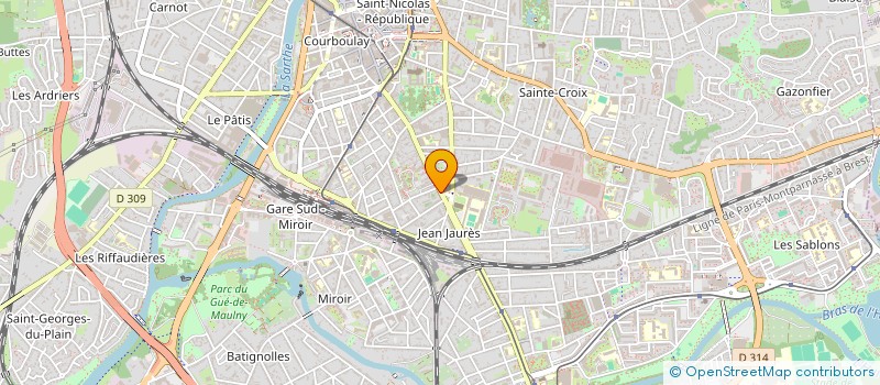 localisation de l'entreprise PHARMACIE DE LA MISSION  LE MANS