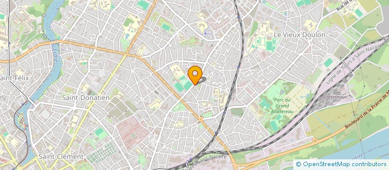 localisation de l'entreprise PHARMACIE DE LA MITRIE à NANTES