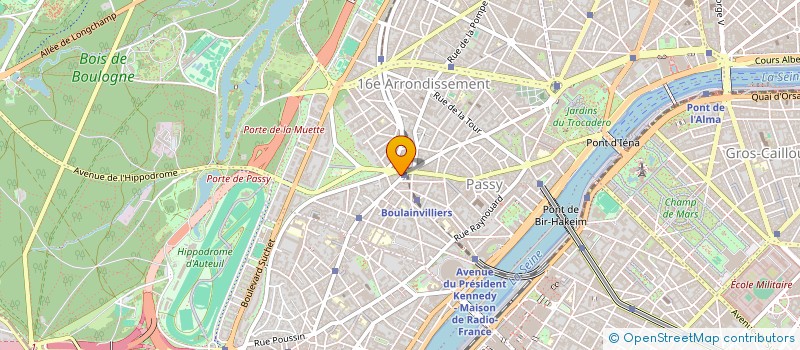 localisation de l'entreprise PHARMACIE DE LA MUETTE  PARIS