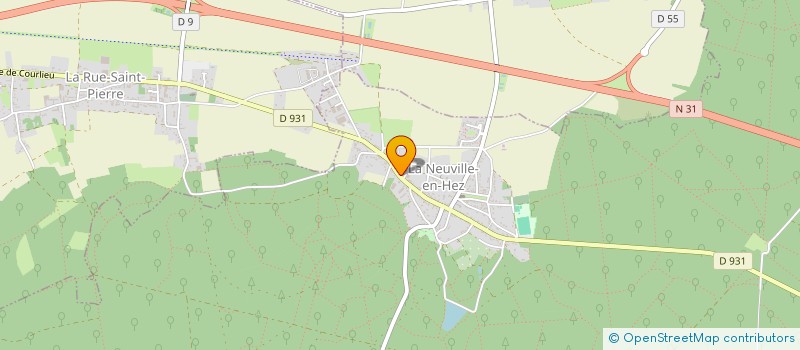 localisation de l'entreprise PHARMACIE DE LA NEUVILLE EN HEZ  LA NEUVILLE-EN-HEZ