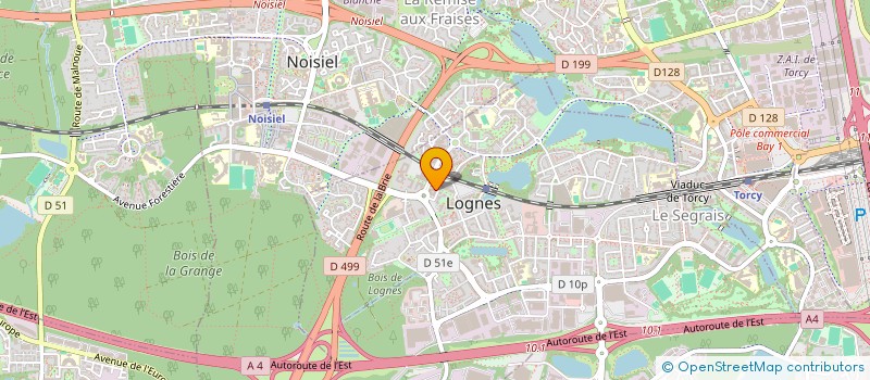 localisation de l'entreprise PHARMACIE DE LA PAIX  LOGNES