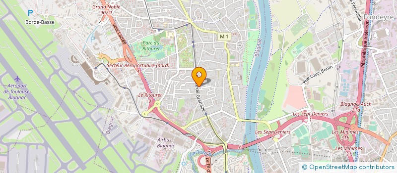 localisation de l'entreprise PHARMACIE DE LA PALME  BLAGNAC