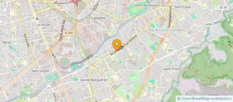 localisation de l'entreprise PHARMACIE DE LA PAULINE à MARSEILLE