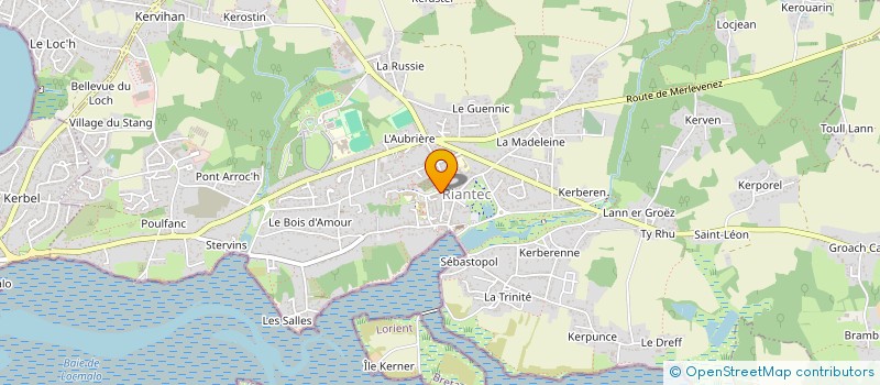 localisation de l'entreprise PHARMACIE DE LA PETITE MER à RIANTEC