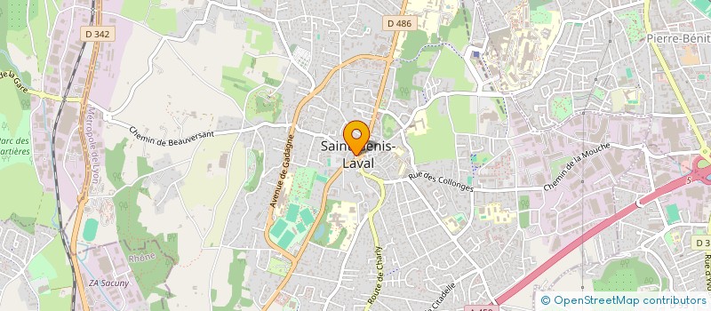 localisation de l'entreprise PHARMACIE DE LA PLACE  SAINT-GENIS-LAVAL