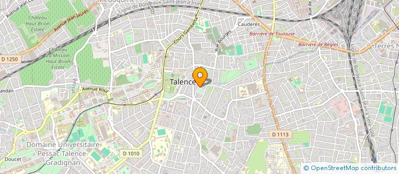 localisation de l'entreprise PHARMACIE DE LA PLACE  TALENCE