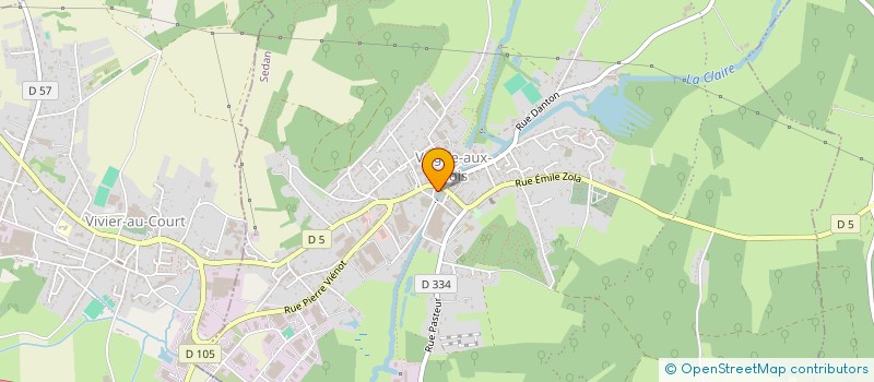 localisation de l'entreprise PHARMACIE DE LA PLACE  VRIGNE AUX BOIS