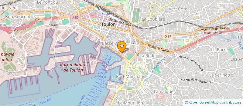 localisation de l'entreprise PHARMACIE DE LA PLACE LOUIS BLANC  TOULON