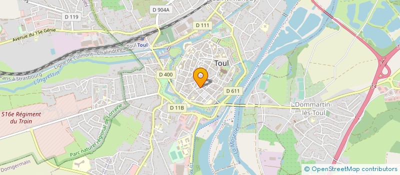 localisation de l'entreprise PHARMACIE DE LA PLACE RONDE à TOUL