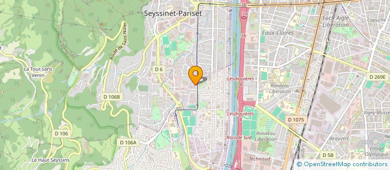 localisation de l'entreprise PHARMACIE DE LA PLAINE à SEYSSINS