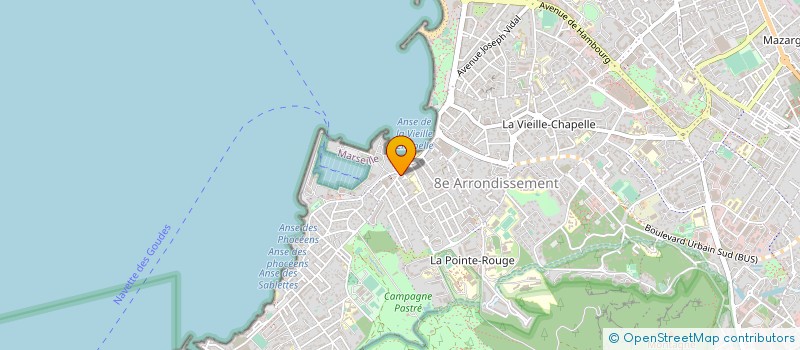 localisation de l'entreprise PHARMACIE DE LA POINTE ROUGE à MARSEILLE